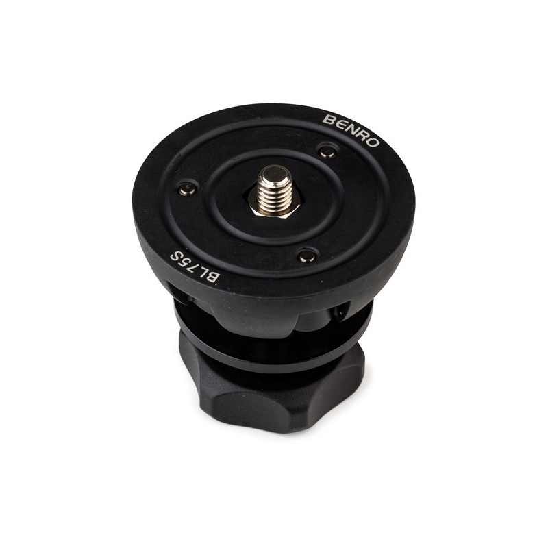 Benro BL75S Adaptador Media Bola | adaptador media bola 75mm | accesorio nivelacion tripode video | adaptador hi hat cabezal pla