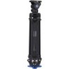 Benro BV8 Kit Trípode Doble Tubo | tripode video profesional 75mm | kit tripode rotula bv8 estudio | tripode carga 17 libras dob