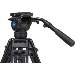 Benro BV8 Kit Trípode Doble Tubo | tripode video profesional 75mm | kit tripode rotula bv8 estudio | tripode carga 17 libras dob