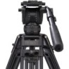 Benro BV8 Kit Trípode Doble Tubo | tripode video profesional 75mm | kit tripode rotula bv8 estudio | tripode carga 17 libras dob