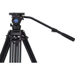 Benro BV8 Kit Trípode Doble Tubo | tripode video profesional 75mm | kit tripode rotula bv8 estudio | tripode carga 17 libras dob