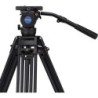 Benro BV8 Kit Trípode Doble Tubo | tripode video profesional 75mm | kit tripode rotula bv8 estudio | tripode carga 17 libras dob