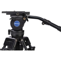 Benro BV8 Kit Trípode Doble Tubo | tripode video profesional 75mm | kit tripode rotula bv8 estudio | tripode carga 17 libras dob