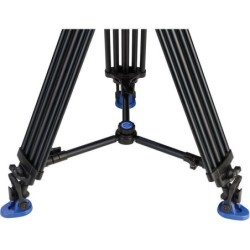 Benro BV8 Kit Trípode Doble Tubo | tripode video profesional 75mm | kit tripode rotula bv8 estudio | tripode carga 17 libras dob