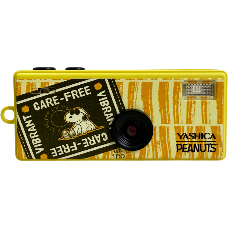 Yashica Funtastic Snoopy Sweet Dreams | camara llavero snoopy relax | mini camara clip diaria | camara retro flip selfie descans