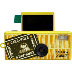 Yashica Funtastic Snoopy Sweet Dreams | camara llavero snoopy relax | mini camara clip diaria | camara retro flip selfie descans