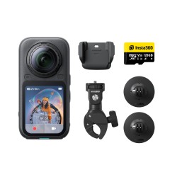 Insta360 X6 Cámara 360 Pack Moto Negro | cámara 360 | cámara insta360 x6 | cámara 360 para moto