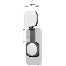 luz led movil | luz led vlogging | SmallRig VIBE P48 Luz LED para Móvil Negra