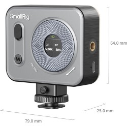 luz led video | panel led compacto | SmallRig VIBE P96 Pro Mini Luz LED de Video Negra