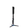 Benro Kit Monopié S Series con Cierre Flip A38FD | Monopié de aluminio con base trípode y cierre rápido tipo flip