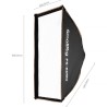 softbox rectangular | softbox plegable rapida