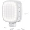 luz led movil | luz para selfies | SmallRig VIBE P48 Luz LED para Móvil Blanca