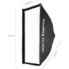 softbox rectangular | softbox plegable rapida