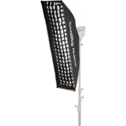 softbox rectangular alargada | softbox strip plegable