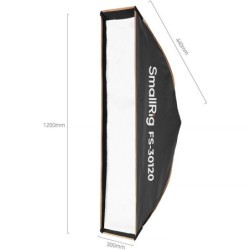 softbox rectangular alargada | softbox strip plegable