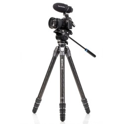 Benro Trípode de Carbono Tortoise TTOR34CLV sin Rótula | Trípode de Carbono | Trípode sin Rótula