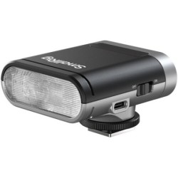 mini flash speedlite | flash camara plata