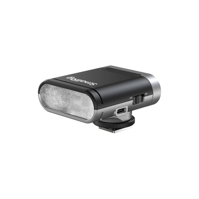 mini flash speedlite | flash camara plata
