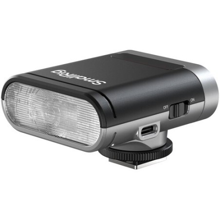 mini flash speedlite | flash camara plata