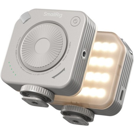 mini luz led video | luz led gris morandi