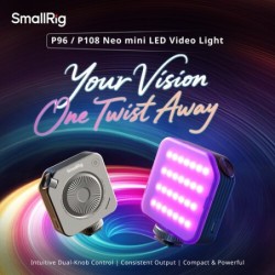 mini luz led video | luz led gris morandi
