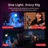 mini luz led video | luz led gris morandi