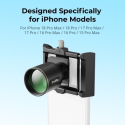 teleobjetivo para móvil | teleobjetivo 3.5x | Teleobjetivo 3.5X SmallRig 6736 CS-L1 para Móvil con Clip de Montaje