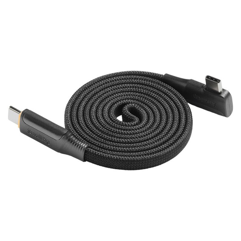 cable usb-c 100w | cable usb-c autoenrollable | Cable de Carga USB-C Autoenrollable SmallRig 5612 de 100 cm y 100W