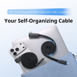 cable usb-c datos | cable usb 3.2 gen2x2 | Cable de Datos USB-C Autoenrollable SmallRig 5614 de 35 cm USB 3.2 Gen2x2 y 240W