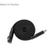 cable usb 3.2 gen2x2 | cable usb-c 60 cm | Cable de Datos USB-C Autoenrollable SmallRig 5615 de 60 cm USB 3.2 Gen2x2 y 240W