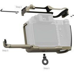 jaula para cámara | jaula hasselblad x2d | Jaula Modular de Metal SmallRig 5928 para Hasselblad X2D II 100C y X2D 100C Verde Tun