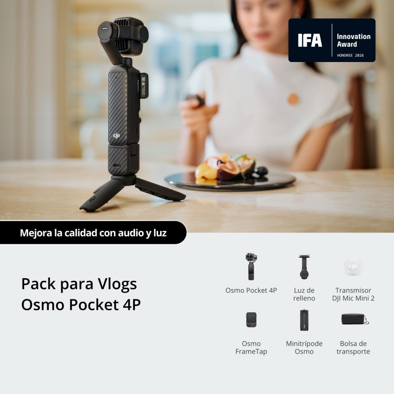 cámara gimbal | gimbal osmo pocket 4p | DJI Osmo Pocket 4P Vlog Combo