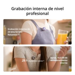 micrófono inalámbrico móvil | micrófono inalámbrico dji | DJI Mic Mini 2S (1 TX + 1 RX Móvil + Estuche de Carga)