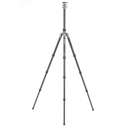 Benro Trípode de Carbono Rhino 24C + VX25 Kit | Trípode de Carbono | Trípode con Rótula de Vídeo