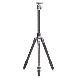 Benro Trípode de Carbono Rhino 24C + VX25 Kit | Trípode de Carbono | Trípode con Rótula de Vídeo