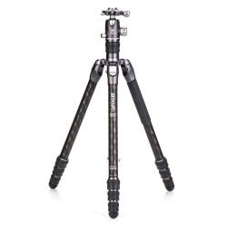 Benro Trípode de Carbono Rhino 24C + VX25 Kit | Trípode de Carbono | Trípode con Rótula de Vídeo