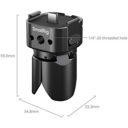 mini trípode con USB-C | trípode para Insta360 Luna | SmallRig 6996 Mini Trípode con Puerto USB-C para Insta360 Luna / Luna Pro