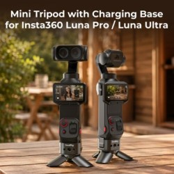mini trípode con USB-C | trípode para Insta360 Luna | SmallRig 6996 Mini Trípode con Puerto USB-C para Insta360 Luna / Luna Pro