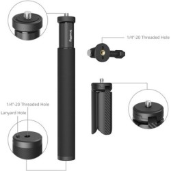palo selfie para cámara de acción | palo selfie para DJI Osmo | SmallRig 6362 ST-30 Palo Selfie para DJI Osmo Action 6 y Nano