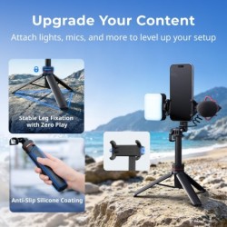trípode de viaje multifunción | trípode 3 en 1 Insta360 | SmallRig 6479 VT-17 Trípode de Viaje Multifunción 3 en 1 para Insta360