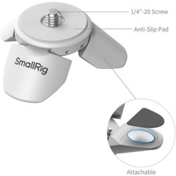 mini trípode de liberación rápida | SmallRig 6794 Mini Trípode de Liberación Rápida Blanco para Cámaras de Acción / Osmo Pocket 