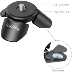 mini trípode de liberación rápida | SmallRig 6083 Mini Trípode de Liberación Rápida Negro para Cámaras de Acción / Osmo Pocket 4
