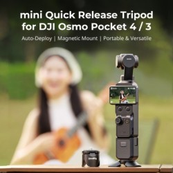 mini trípode de liberación rápida | SmallRig 6083 Mini Trípode de Liberación Rápida Negro para Cámaras de Acción / Osmo Pocket 4