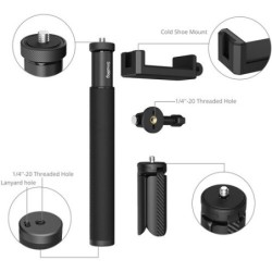 palo selfie para GoPro | palo selfie para cámaras de acción | SmallRig 5403 Palo Selfie con Soporte para Cámaras de Acción