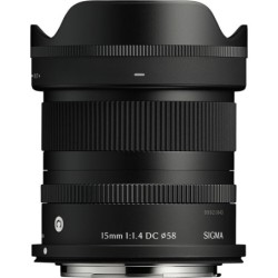 objetivo 15mm sigma | gran angular canon rf | Sigma 15mm f1.4 DC Contemporary Montura Canon RF