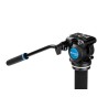 Benro Monopié A38FDS2PRO | Monopié de vídeo de aluminio con rótula fluida S2 PRO y base articulada
