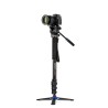 Benro Monopié A38FDS2PRO | Monopié de vídeo de aluminio con rótula fluida S2 PRO y base articulada