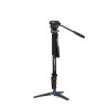 Benro Monopié A38FDS2PRO | Monopié de vídeo de aluminio con rótula fluida S2 PRO y base articulada