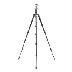 Benro Trípode de Carbono Rhino 05C + VX20 Kit | Trípode de Carbono | Trípode de Viaje