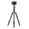 Benro Trípode de Carbono Rhino 05C + VX20 Kit | Trípode de Carbono | Trípode de Viaje